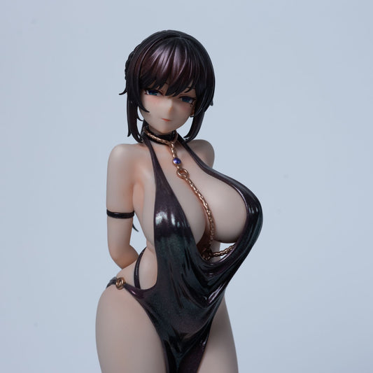 Super Nova & Jack Dempa: Shiho Miyamae Statue - Partykleid Version - 1:6 / 27 cm