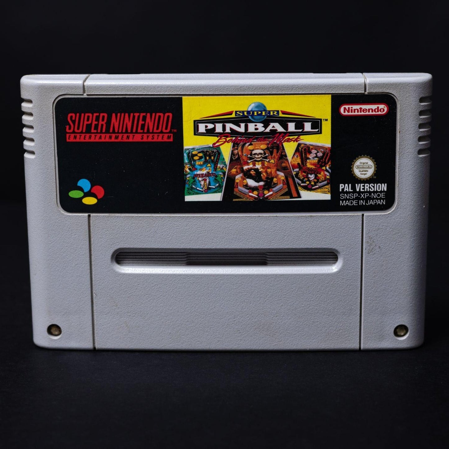 super-pinball-behind-the-mask-super-nintendo-snes-palde-nur-modul-1 - Utopia Collectibles