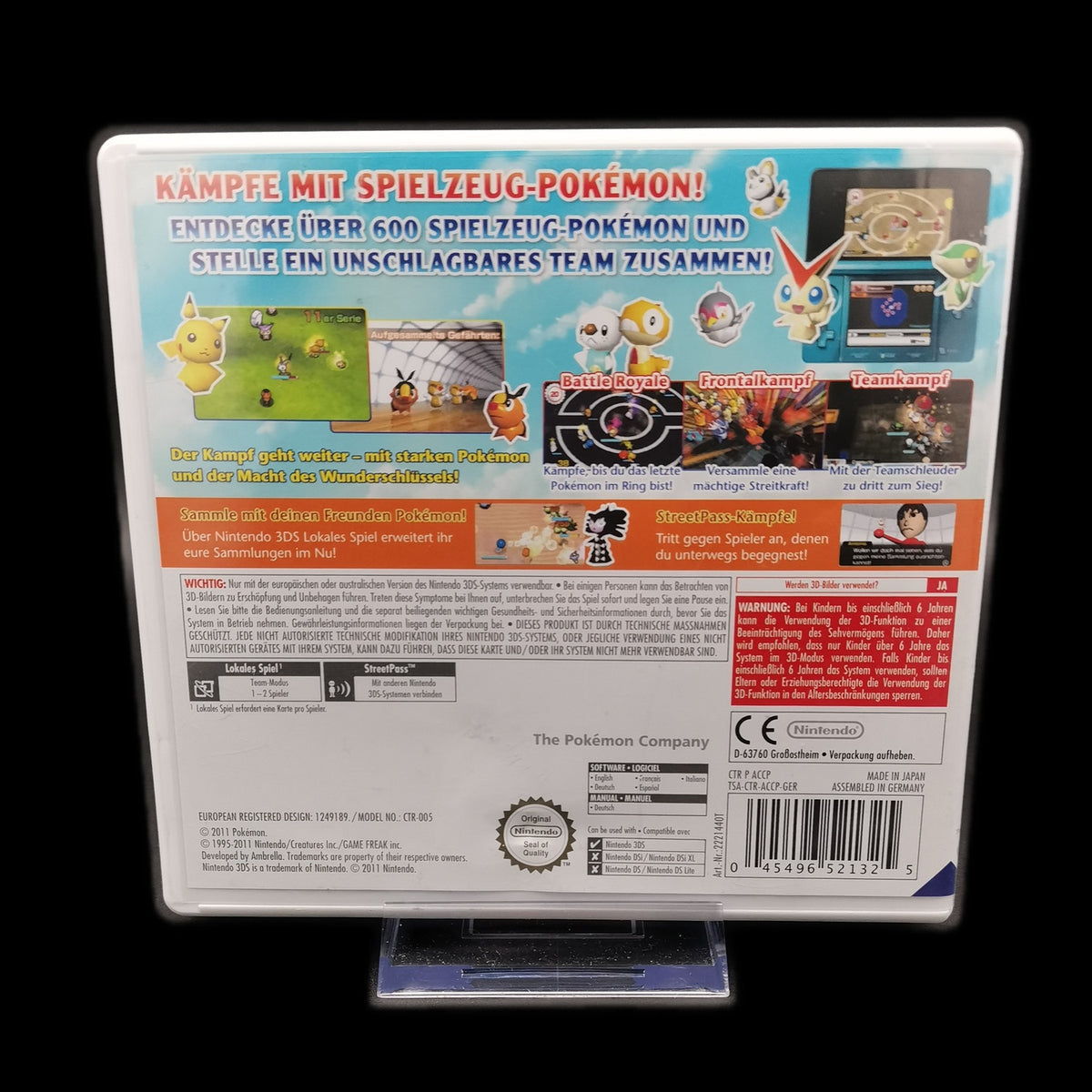 Super Pokémon Rumble - Nintendo 3DS - CiB - PAL - deutsch - Sehr gut