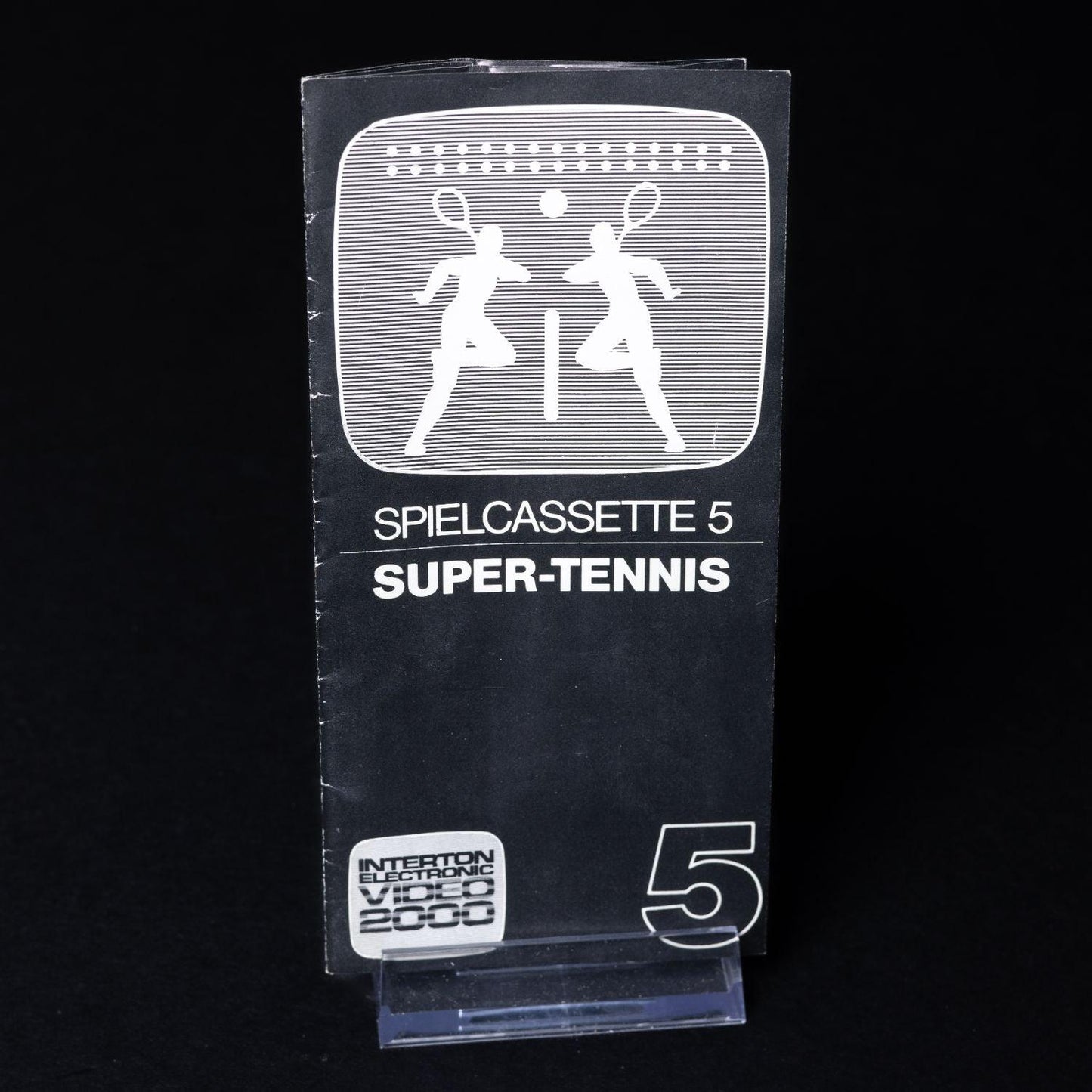 Super Tennis - Spiel Nr. 5 für Interton Electronic Video 2000 - Mit Anleitung
