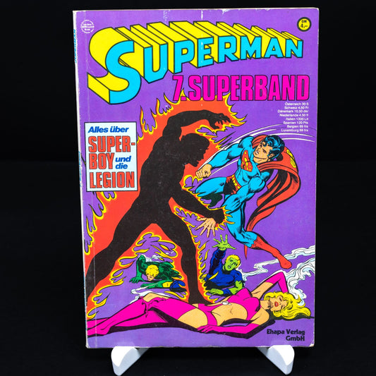 Superman 7. Superband - 1976 Ehapa Egmont Verlag Comic - Deutsch 1. Auflage - Z2