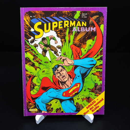 Superman Album Nr. 12 - Ehapa Egmont Comic 1985 - DE - Z1-2 - Mit Sammel-Ecke