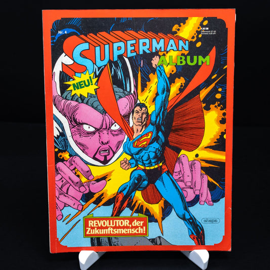 Superman Album Nr. 4 - Ehapa Egmont Comic 1982 - DE - Z1-2 - Mit Sammel-Ecke