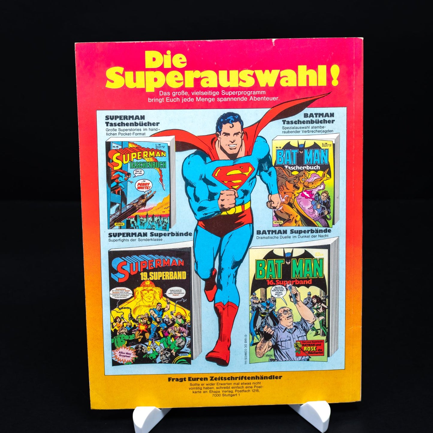 Superman Album Nr. 5 - Ehapa Egmont Comic 1983 - DE - Z1-2 - Mit Sammel-Ecke
