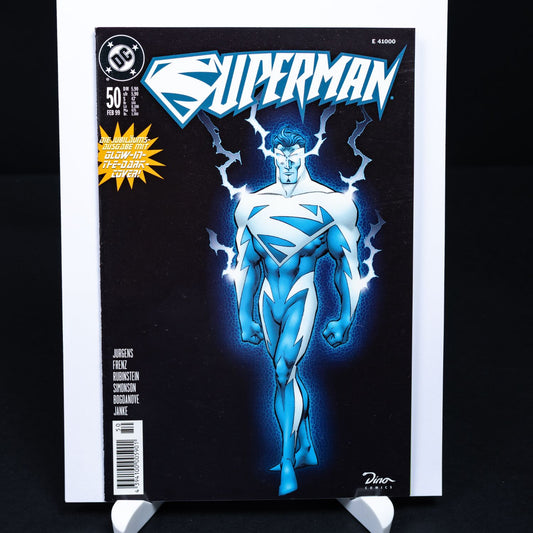 Superman - Comic #50 (Feb 99) - mit Glow in the Dark Cover - Deutsch - Z 1