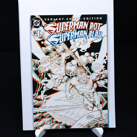 Superman - Comic #64 (Okt 99) - Variant Cover Edition - mit 3D-Brille - DE - Z 1