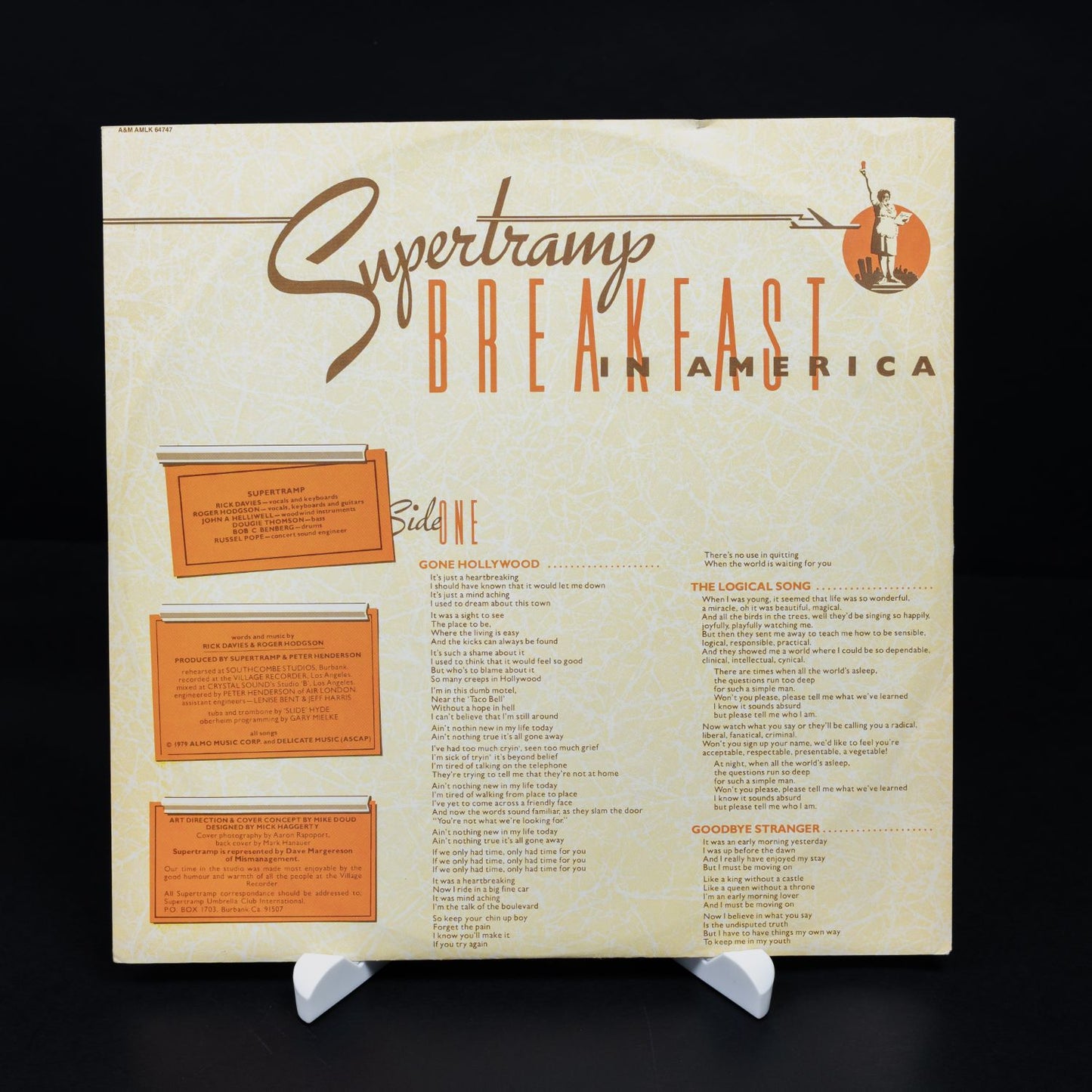 Supertramp – Breakfast In America - Vinyl LP Schallplatte - NM / VG
