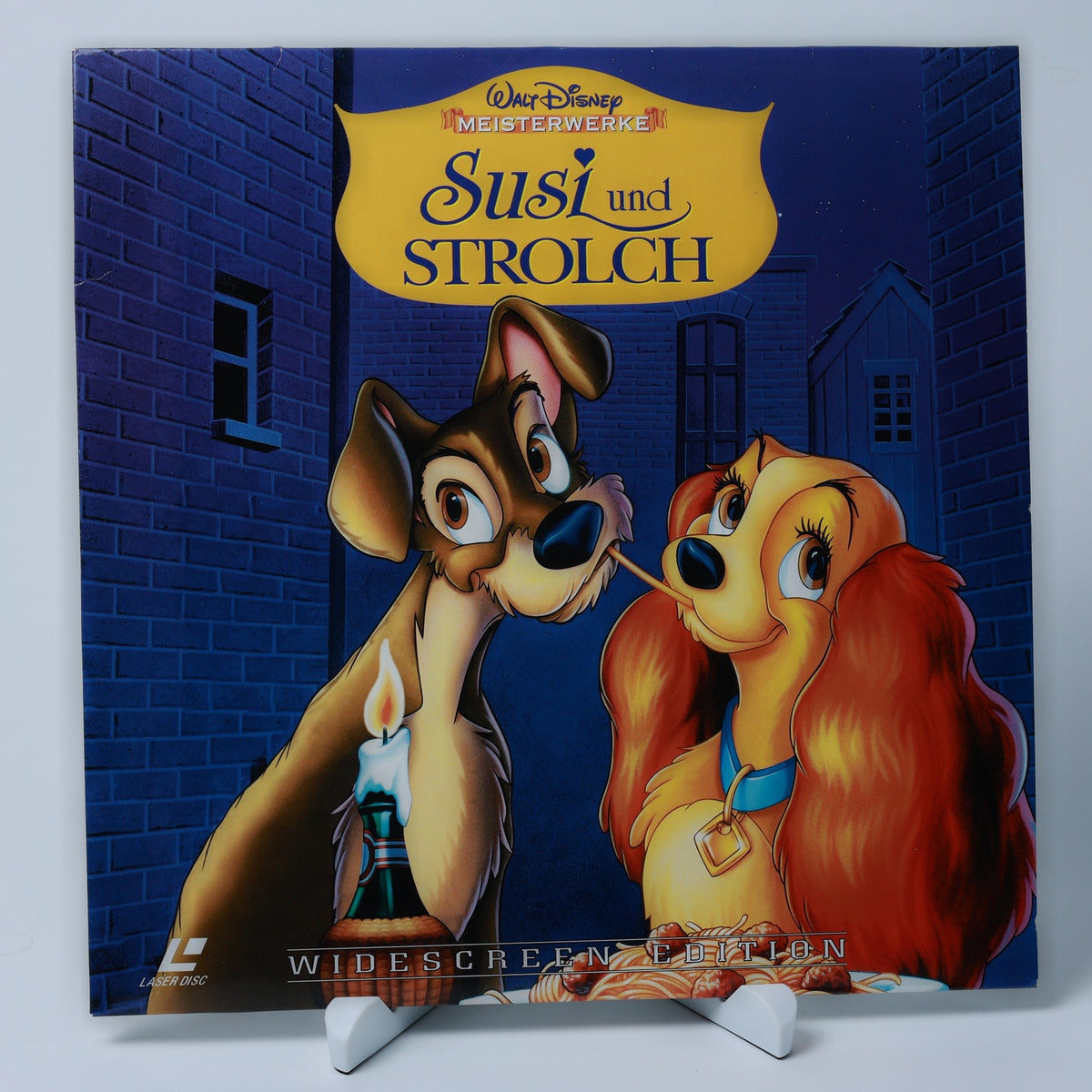 Susi und Strolch - Widescreen Edition - Disney - LaserDisc - Zustand Gut