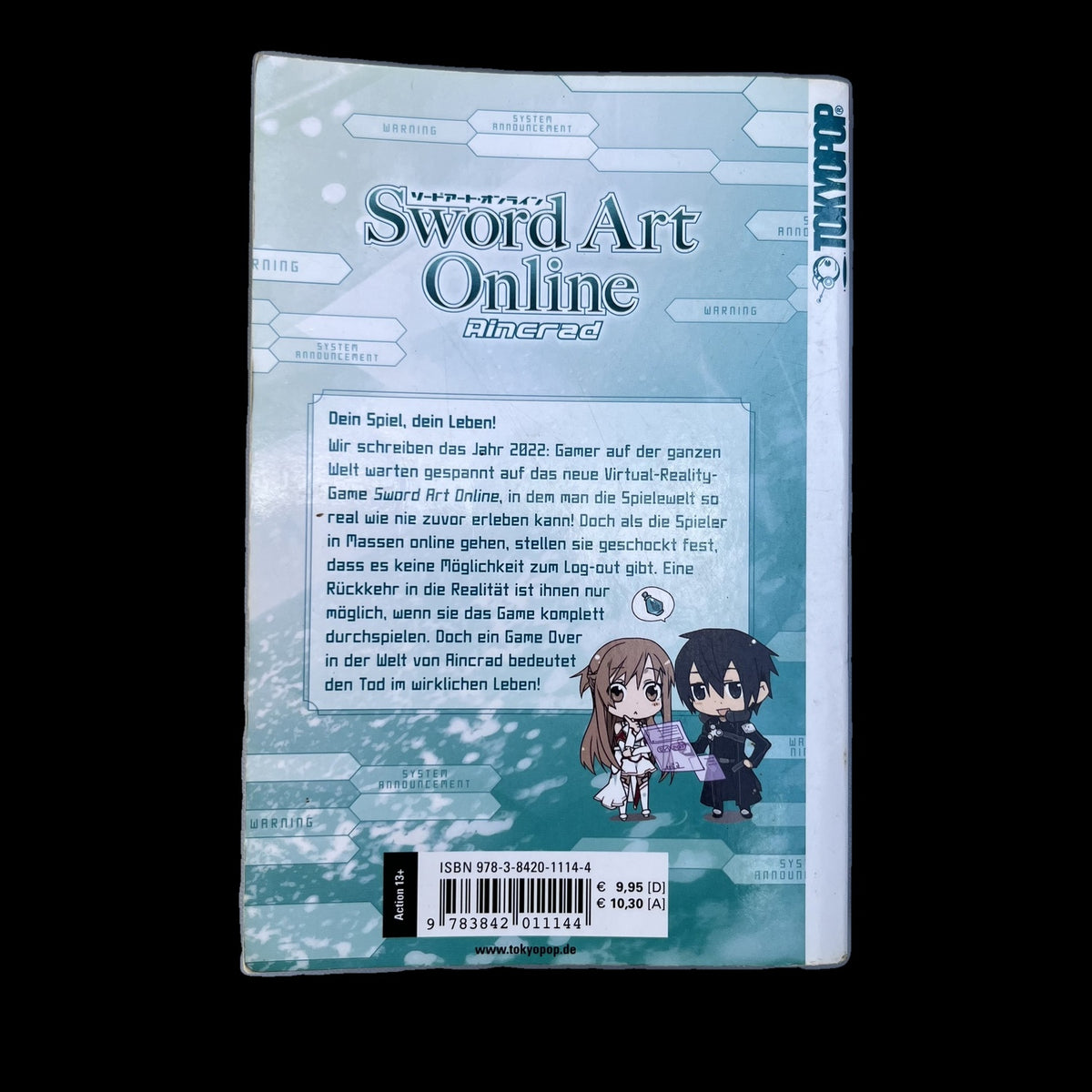 Sword Art Online Aincrad - Band 1 - Tokyopop - Deutsch - Manga - Shonen