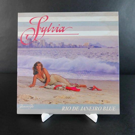 sylvia-vrethammar-rio-de-janeiro-blue-vinyl-lp-nm-signiert-mit-widmung-1 - Utopia Collectibles