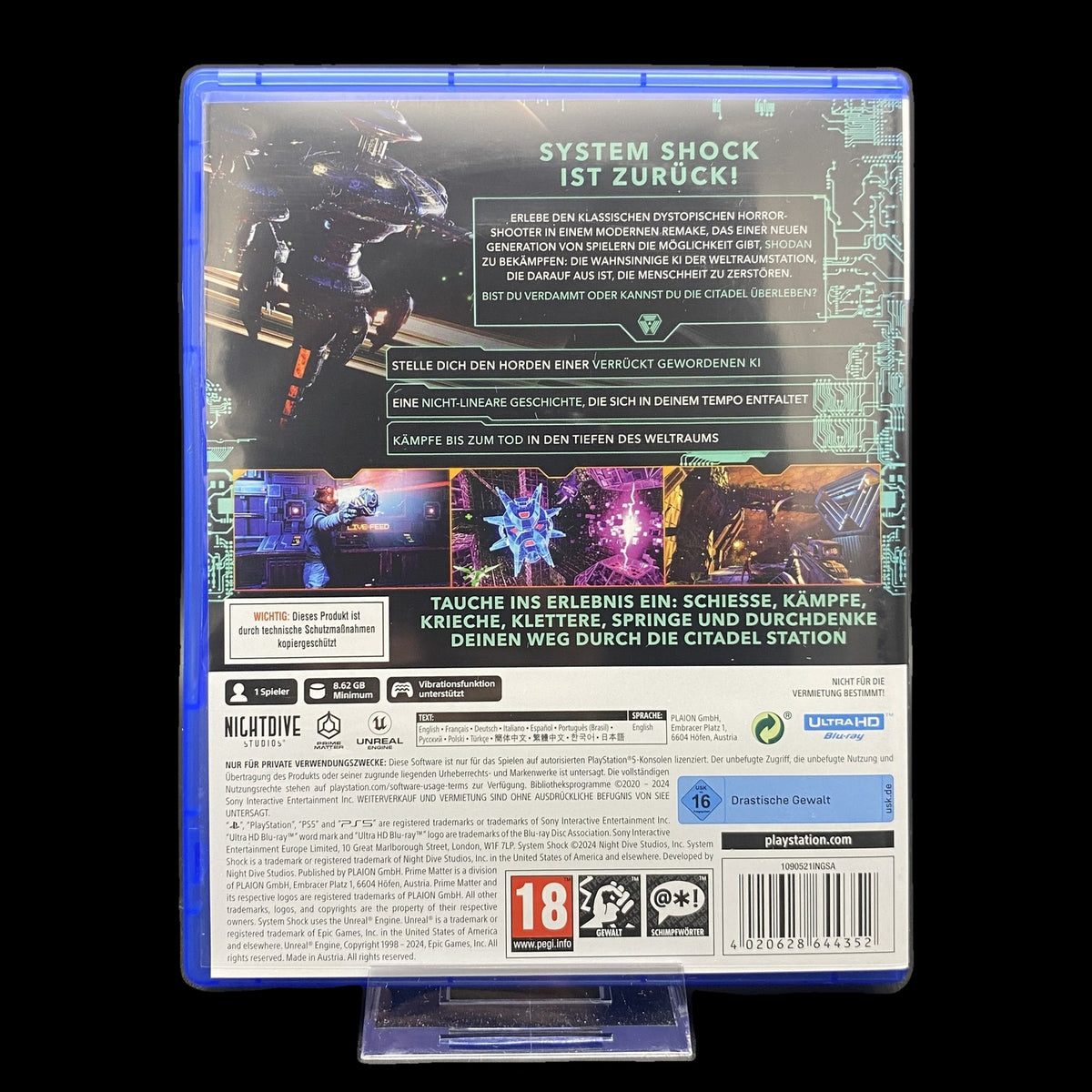System Shock - Playstation 5 PS5 - CiB - PAL - deutsch - Shooter - Gebraucht