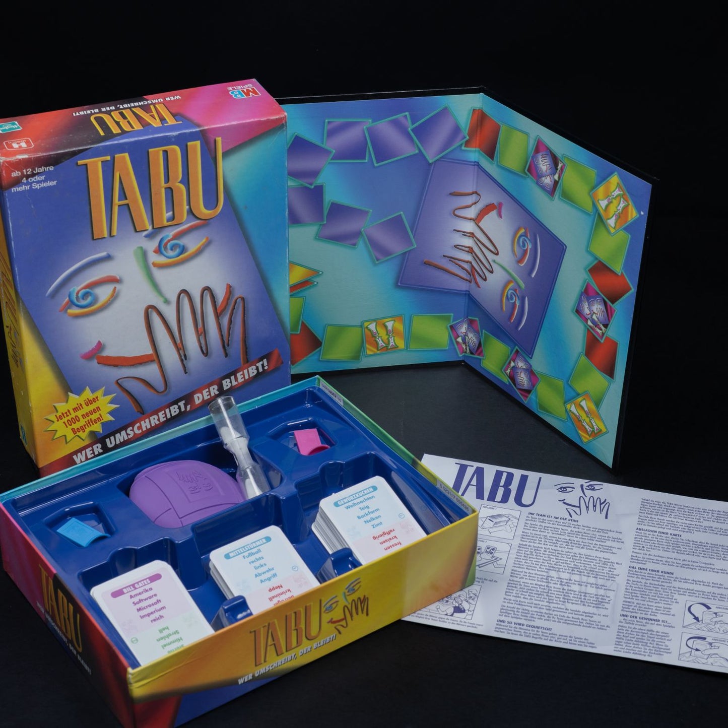 Tabu - Hasbro 2000 Version - Über 1000 Begriffe - Vollständig - Guter Zustand