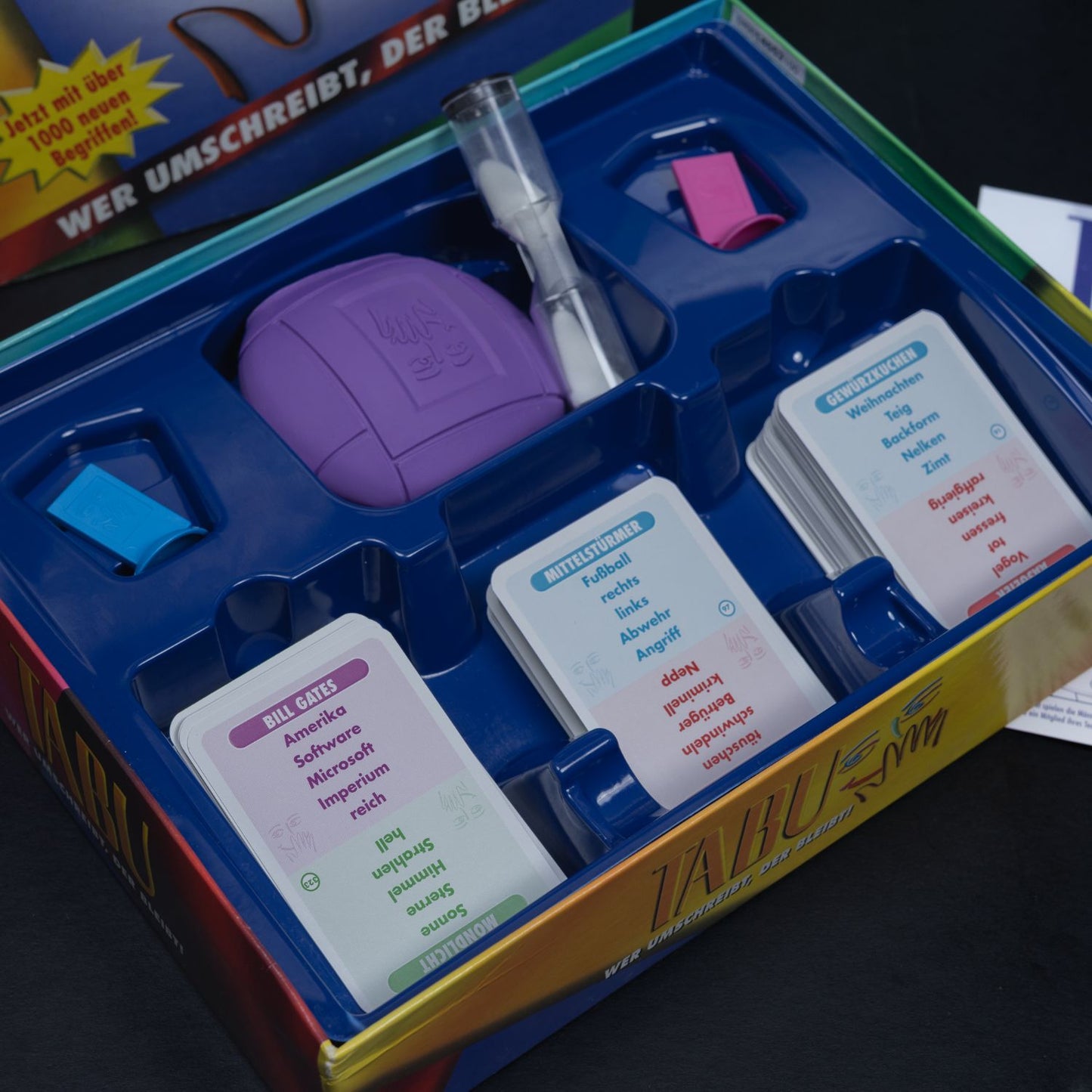 Tabu - Hasbro 2000 Version - Über 1000 Begriffe - Vollständig - Guter Zustand