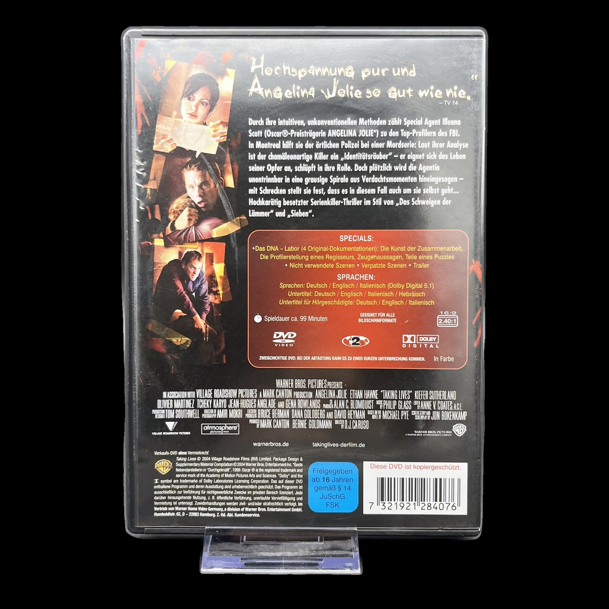 Taking Lives - mit Bonusmaterial - Thriller & Mystery - DVD - Film - Gebraucht
