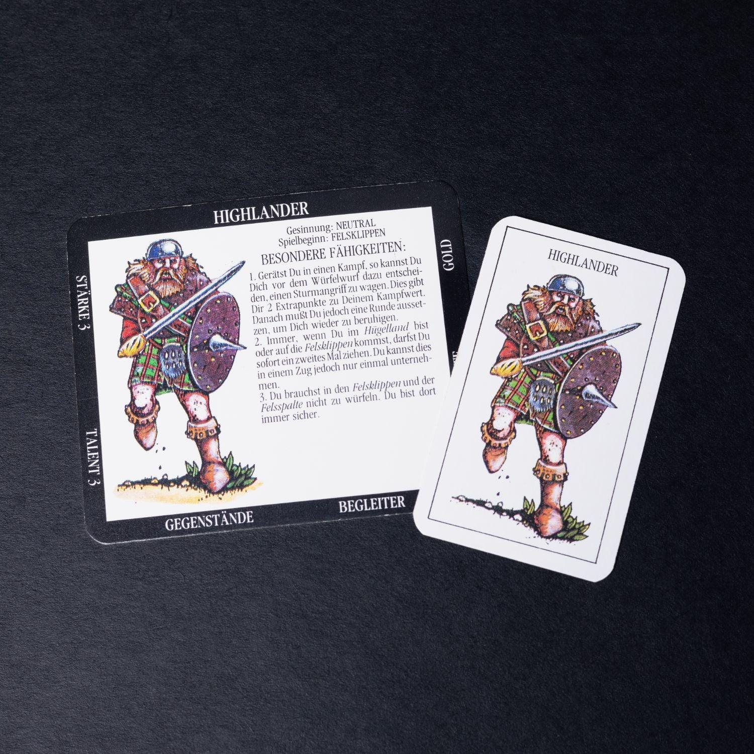 talisman-ersatz-karten-charakter-und-spielfigur-highlander-deutsch-1 - Utopia Collectibles