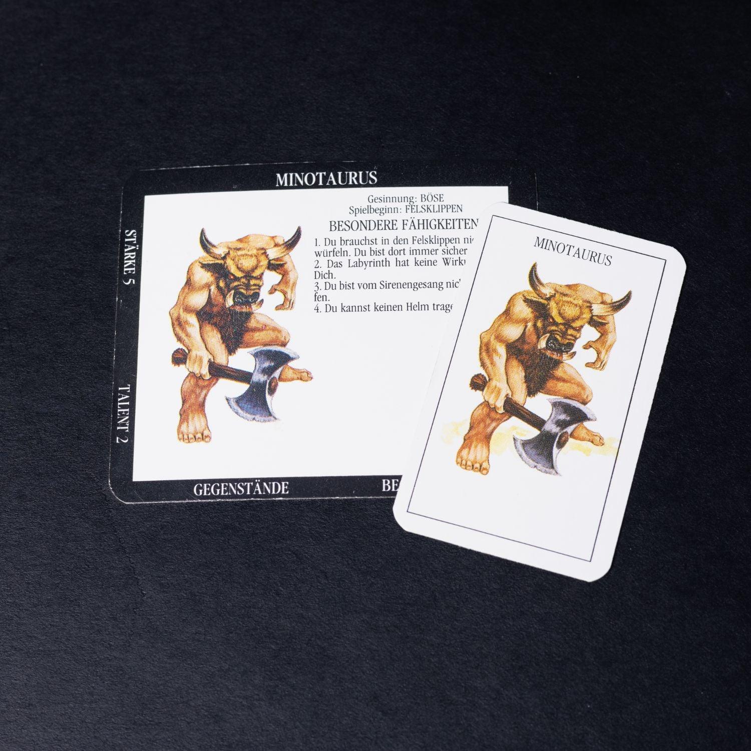 talisman-ersatz-karten-charakter-und-spielfigur-minotaurus-deutsch-1 - Utopia Collectibles