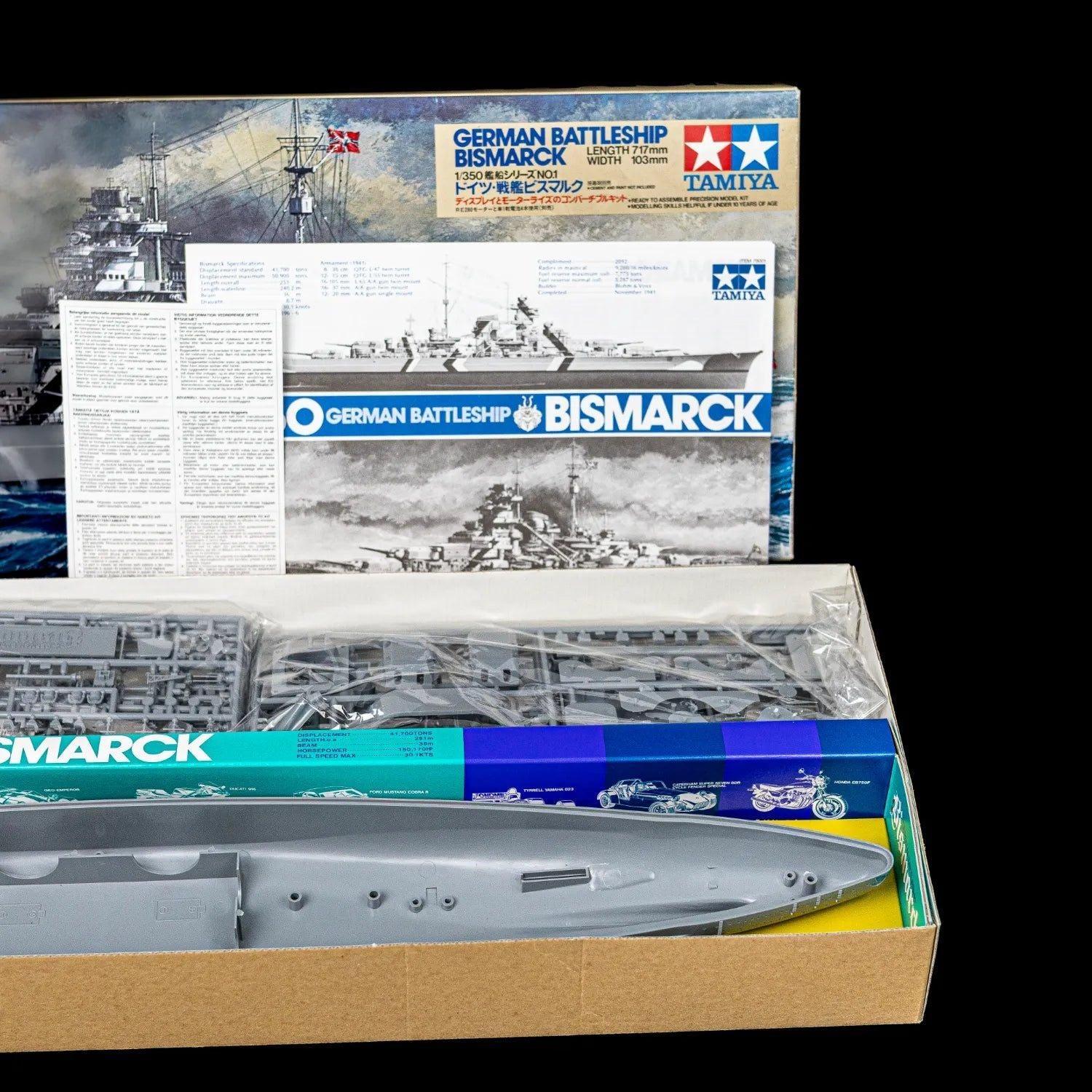 tamiya-battleship-bismarck-modell-78001-1350-sealed-bags-mit-decals-5 - Utopia Collectibles