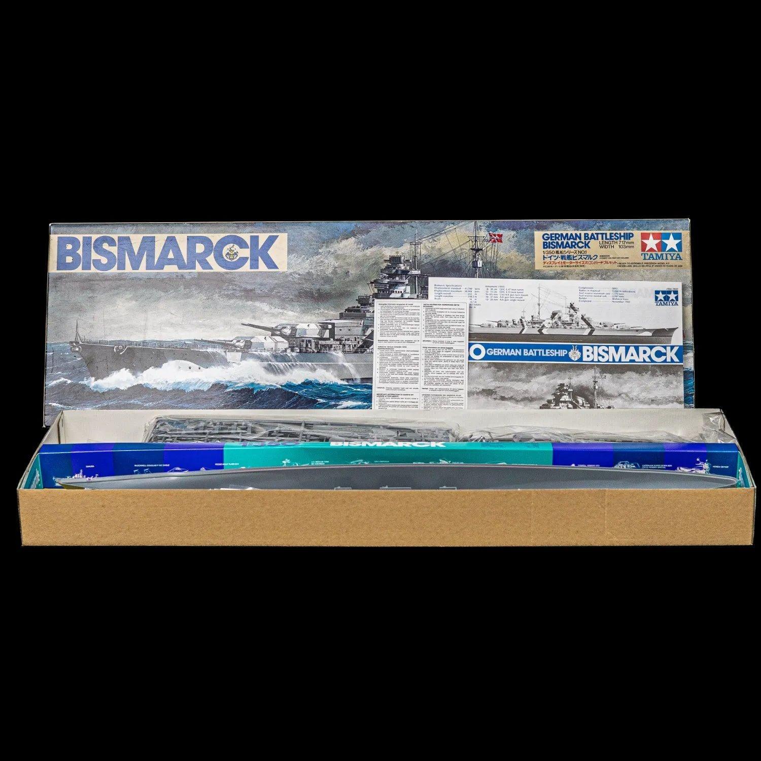 tamiya-battleship-bismarck-modell-78001-1350-sealed-bags-mit-decals-7 - Utopia Collectibles