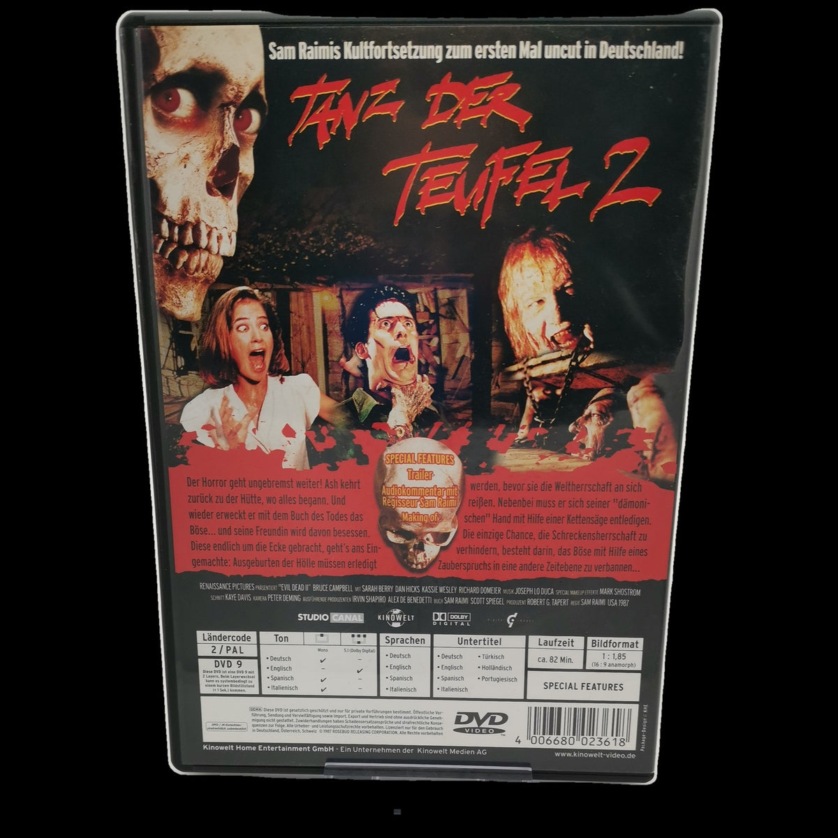 Tanz der Teufel 2 - Evil Dead - Kult-Horror von Sam Raimi - DVD - Sehr gut