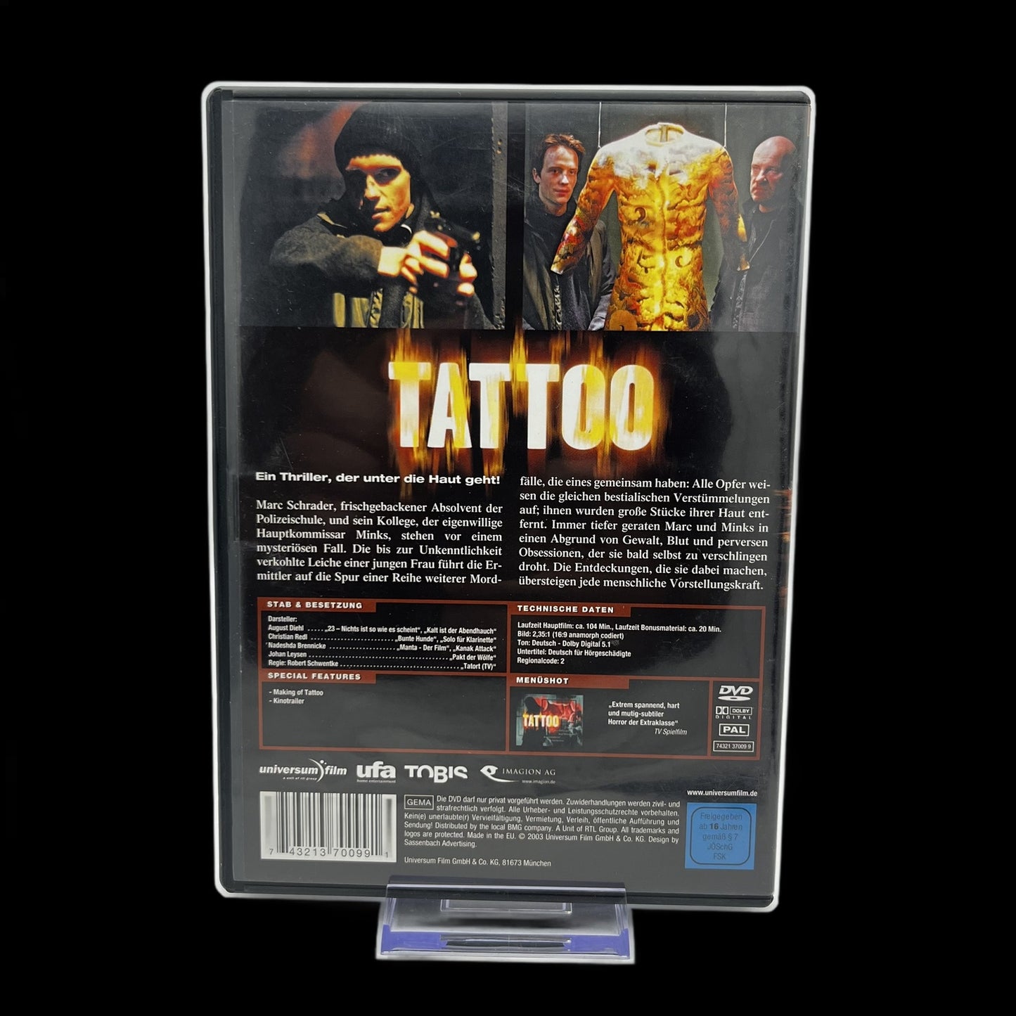 Tattoo - Mit Making of - Szenenausschnitten - DVD - Gebraucht