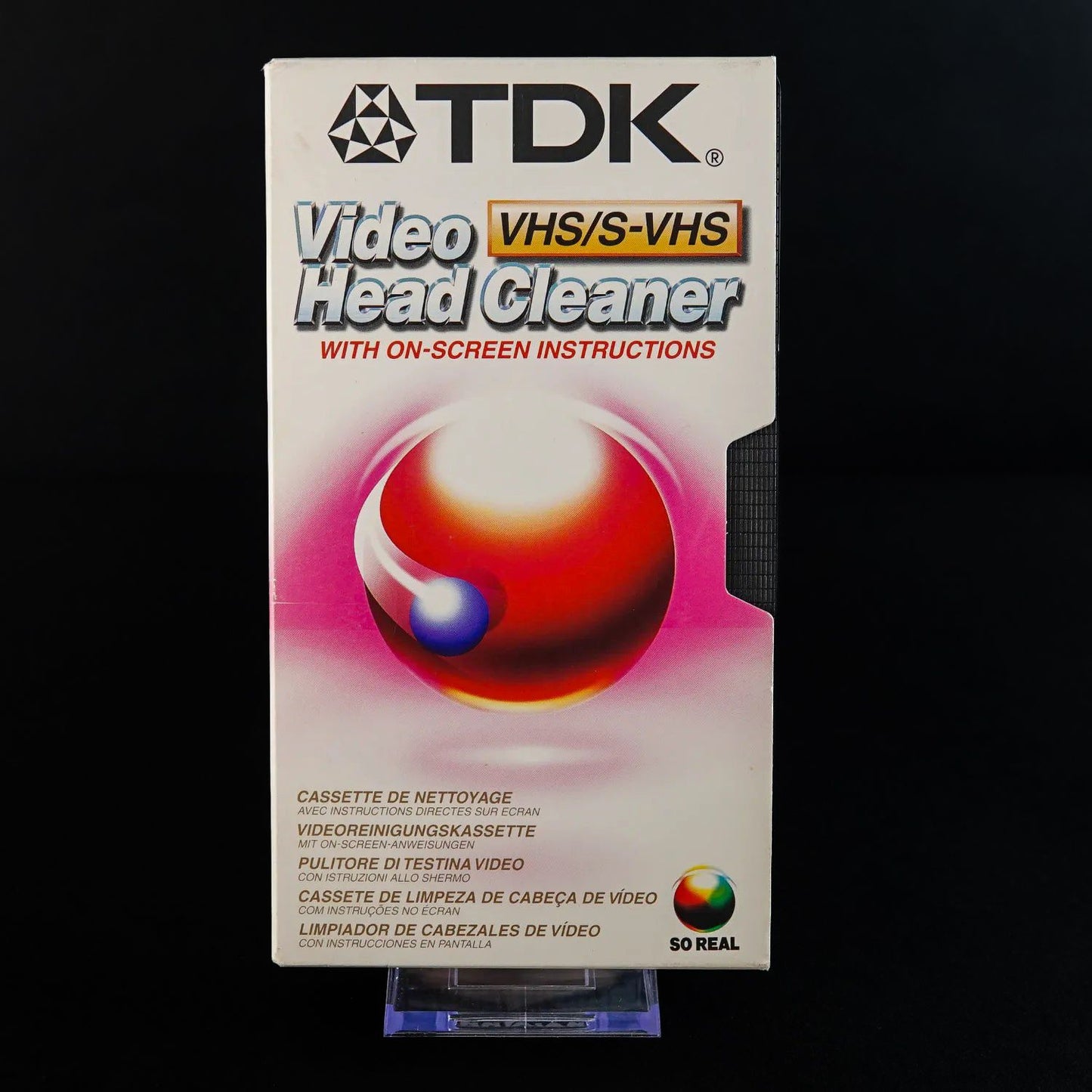 TDK VHS/VCR Reinigungs-Kassette - CLVS-EB Head Cleaning Tape - Neuwertig