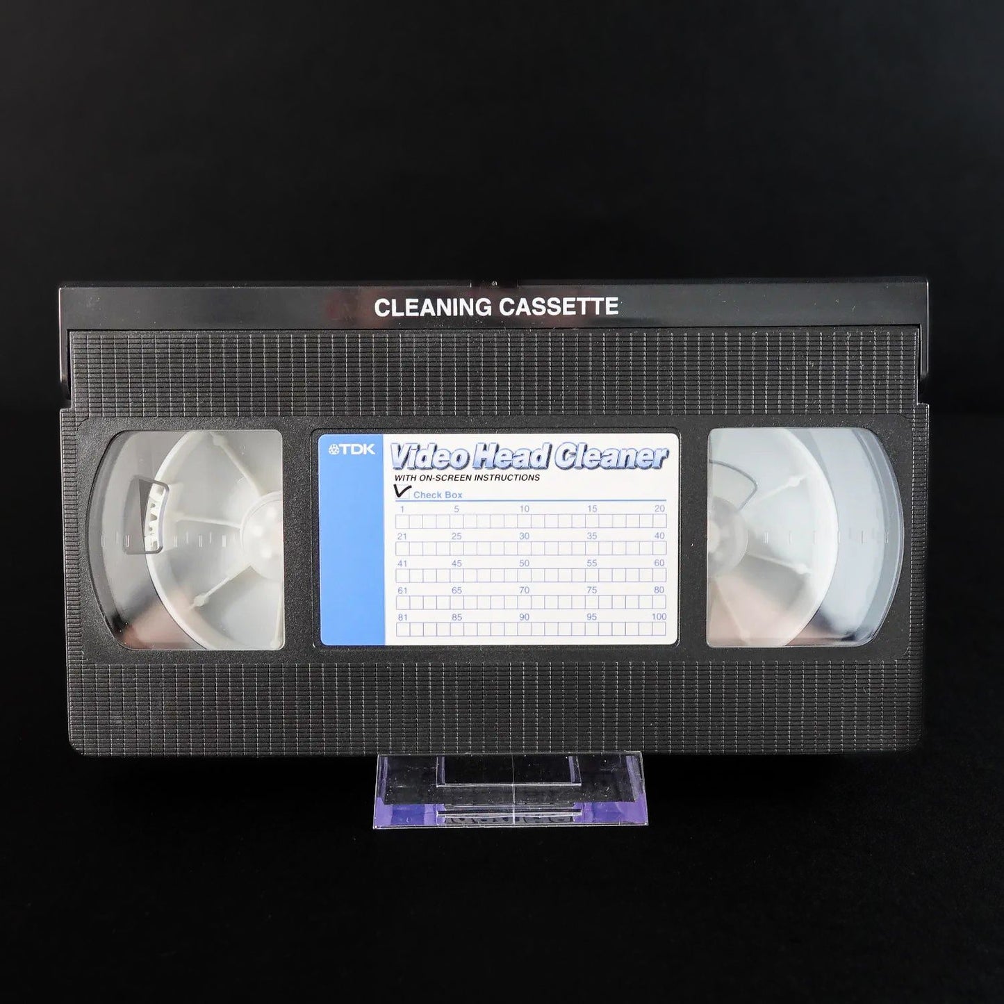 TDK VHS/VCR Reinigungs-Kassette - CLVS-EB Head Cleaning Tape - Neuwertig