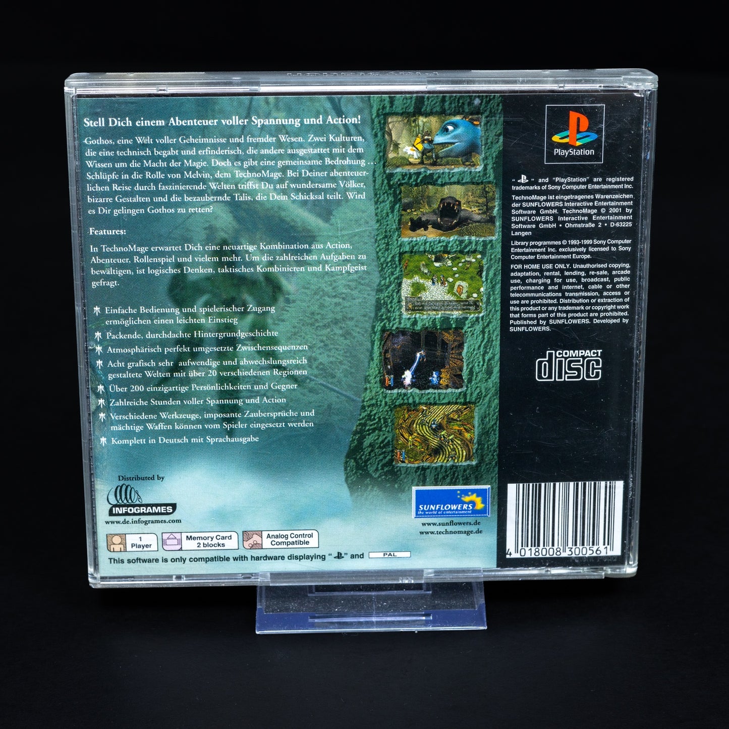 Techno Mage - Playstation PS1 Spiel - PAL - CiB - Zustand Gut