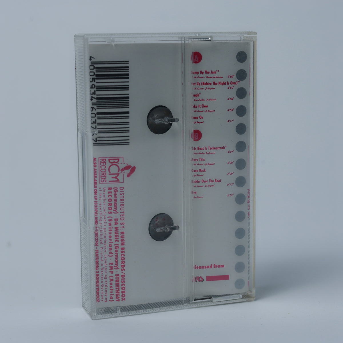 Technotronic - Pump Up the Jam - Musikkassette - Album - BCM Records - Gebraucht