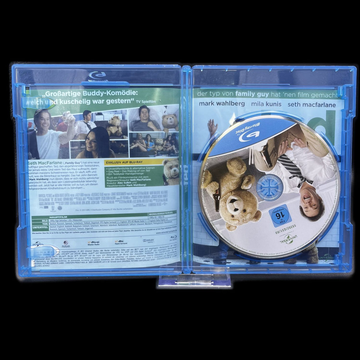Ted - Mark Wahlberg - Mila Kunis - Seth McFarlane - Blu-Ray - Top Zustand