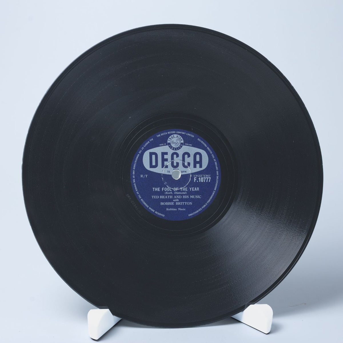 Ted Heath - Autumn Concerto / The Fool Of The Year - Shellack Platte 1956 - NM