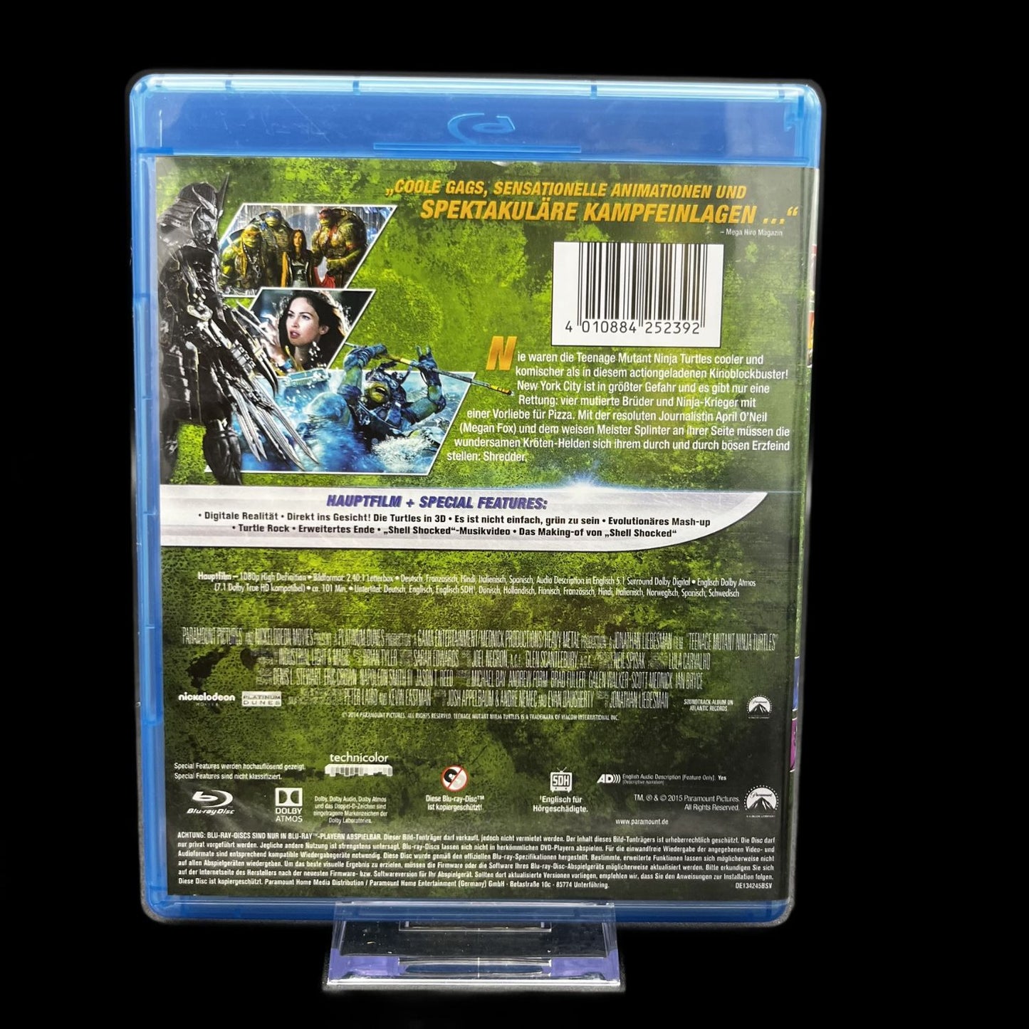 Teenage Mutant Ninja Turtles - Michael Bay - Megan Fox - Top Zustand