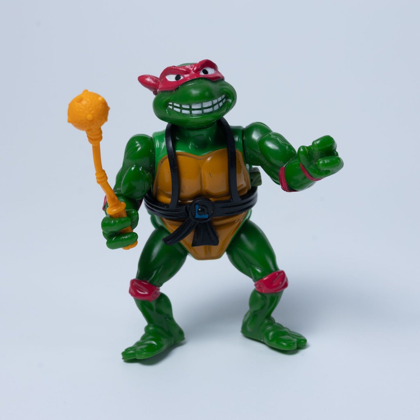 Teenage Mutant Ninja Turtles - Vintage Raphael Action-Figur (1989) - Mit Flegel