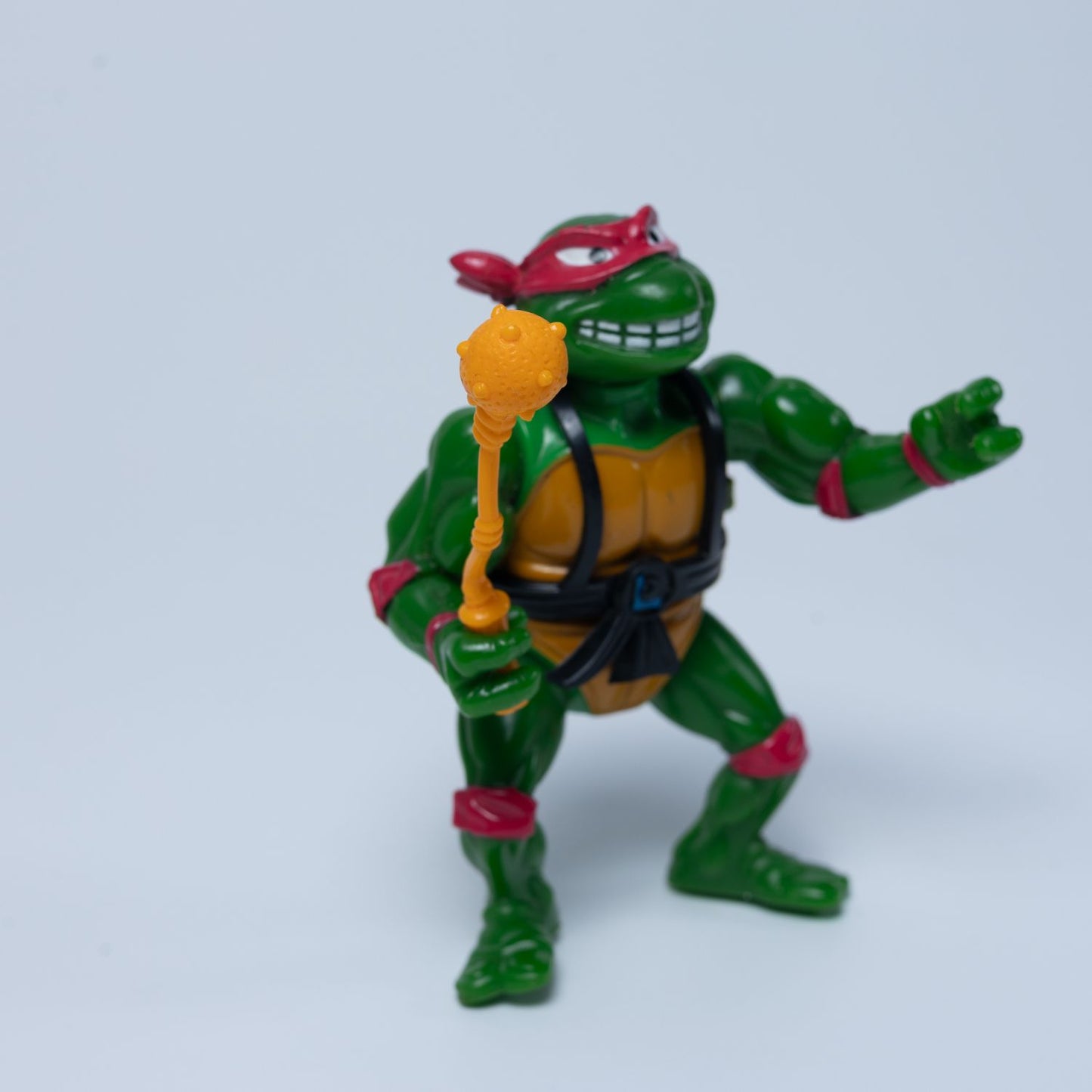 Teenage Mutant Ninja Turtles - Vintage Raphael Action-Figur (1989) - Mit Flegel