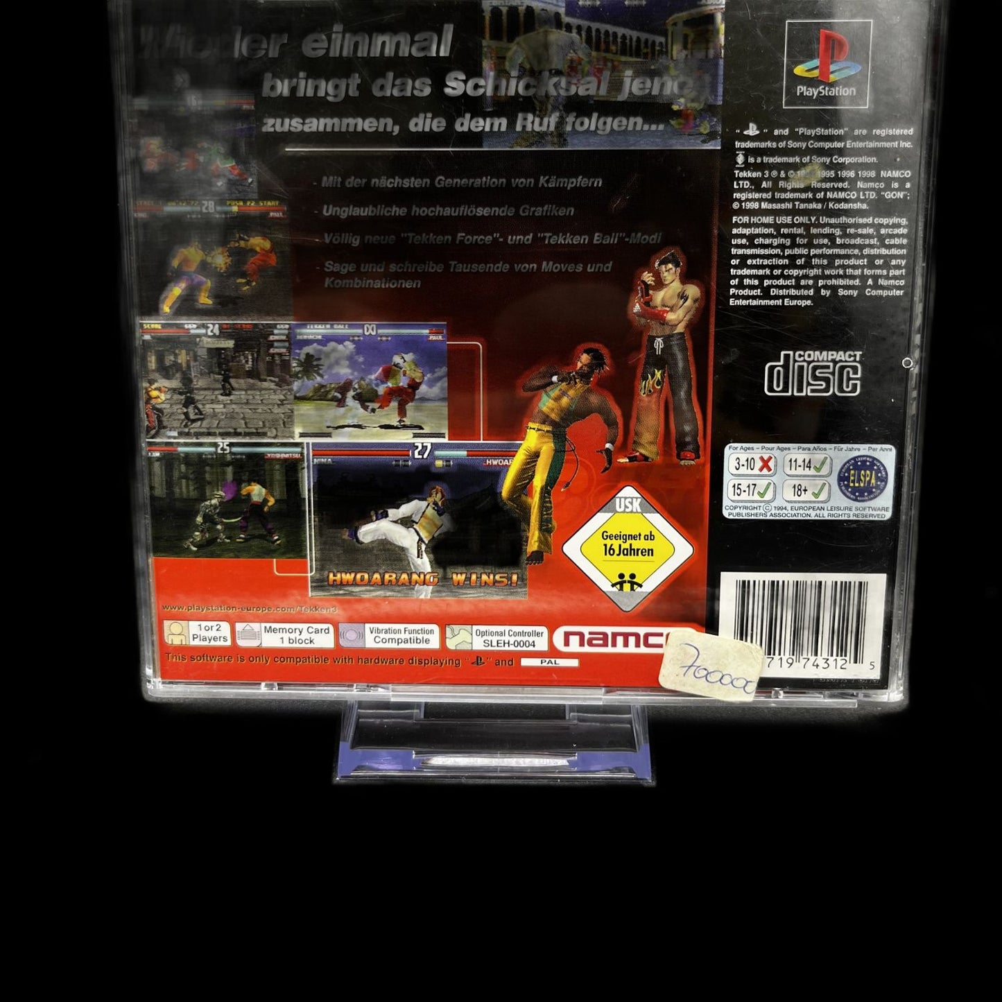 Tekken 3 - Namco - Beat Em Up Klassiker - Playstation Sony - Guter Zustand
