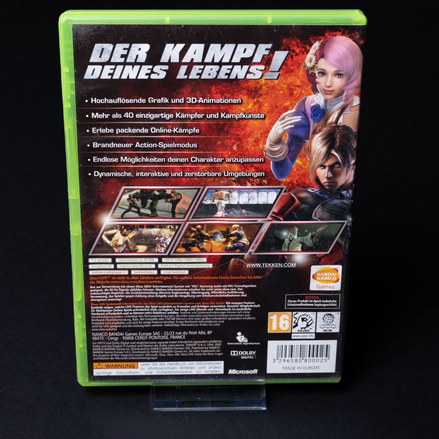 Tekken 6 - XBOX 360 Spiel - PAL - CiB mit Anleitung - Zustand Gut