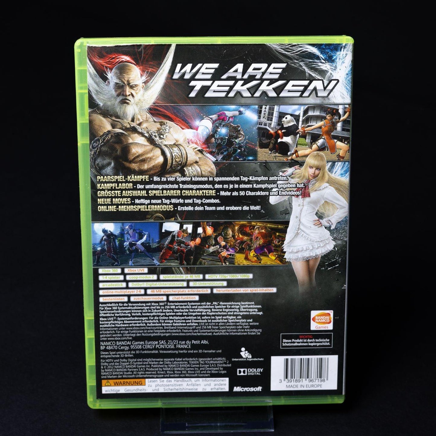 Tekken Tag Tournament 2 - XBOX 360 - PAL - CiB mit Anleitung - Zustand Sehr Gut