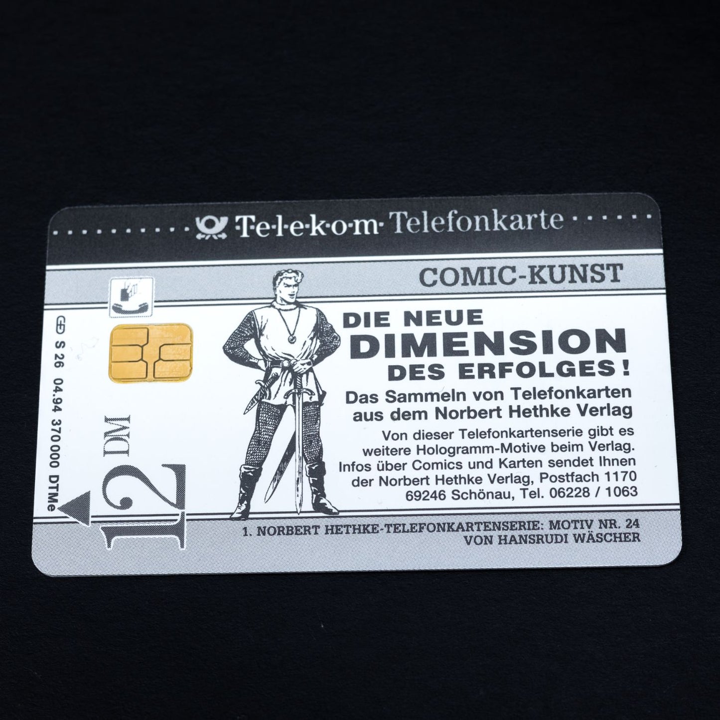 Telefonkarte - Comic Kunst: Sigurd - Motiv 24 HOLOGRAFISCH - S 26 04.93 370000