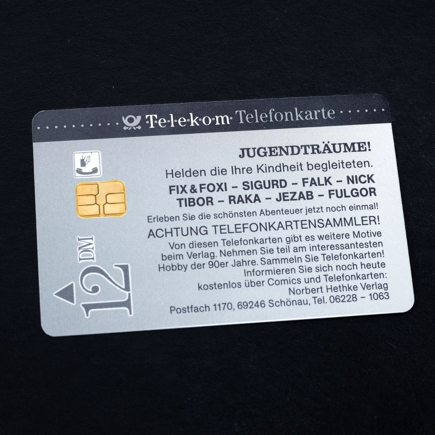 Telefonkarte - Comic Kunst: Silberpfeil - Motiv 18 - S 01 01.94 370.000 DTMe