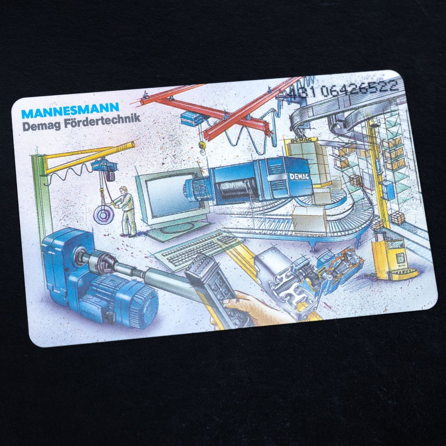 Telefonkarte - Mannesmann / Demag Fördertechnik - 6 DM - Auflage 7000 Stück