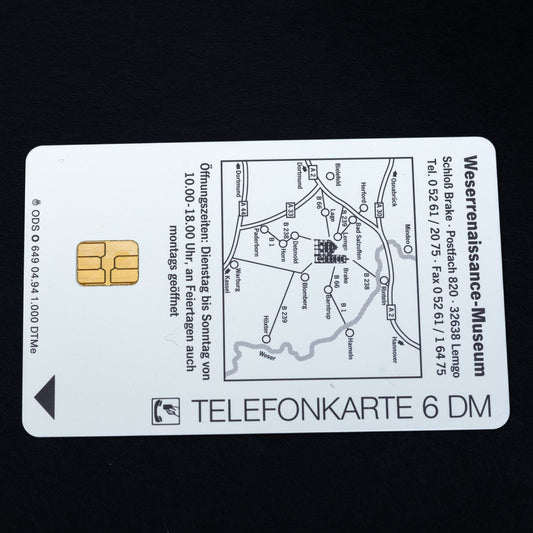 Telefonkarte - Schloß Brake - ODS O 649 04.94 1.000 DTMe - Auflage 1000 - RAR