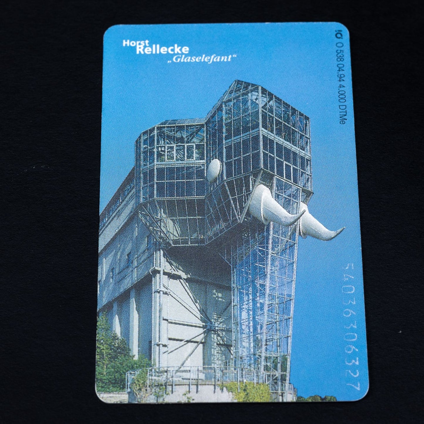 Telefonkarte - Zehn Jahre Maximilianpark (1994) - Glaselefant - Auflage 4000