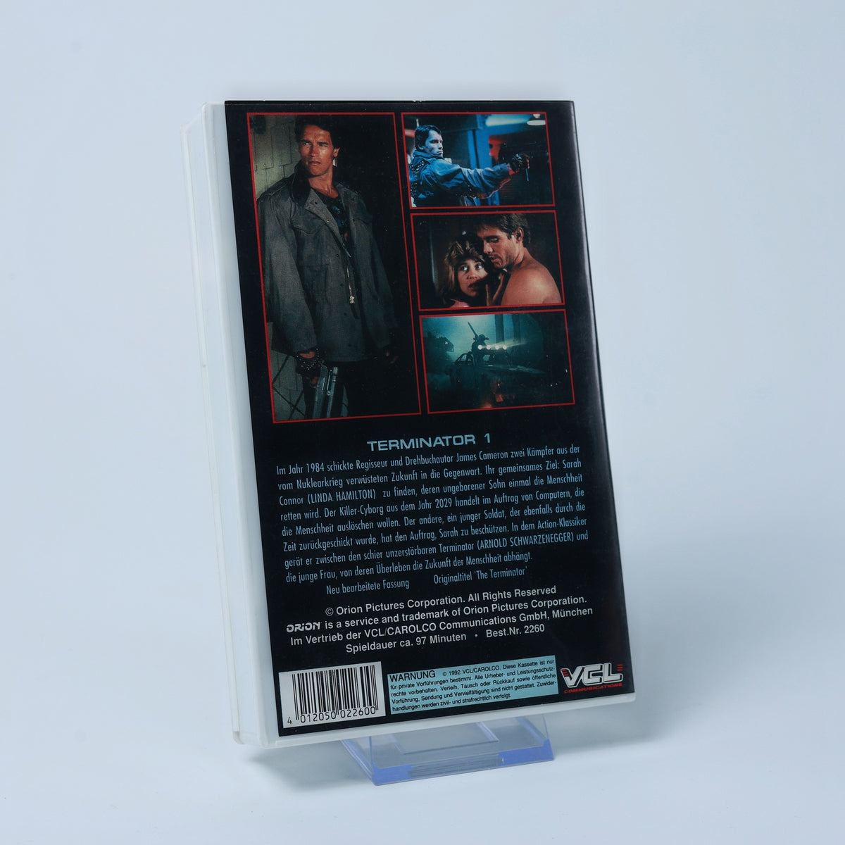 Terminator 1 - Arnold Schwarzenegger - VCL Erstauflage - PAL - VHS - Zustand Gut