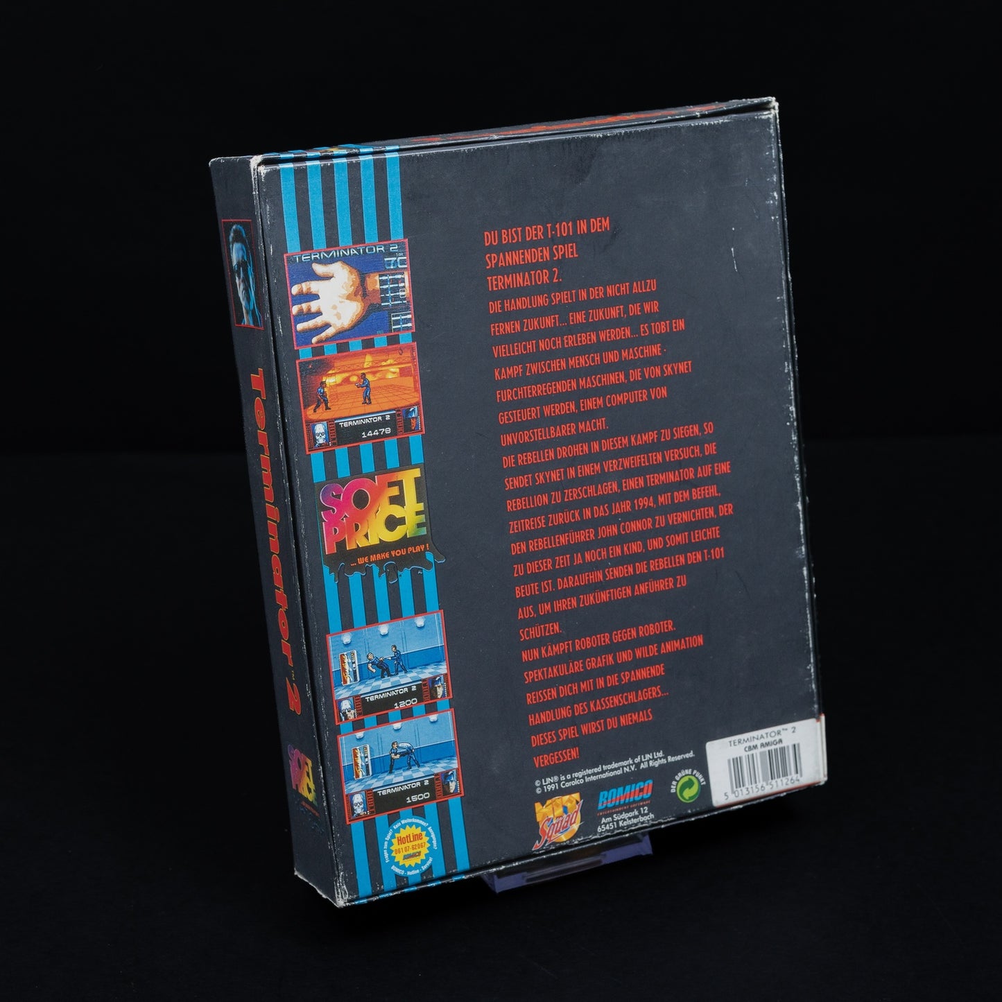 Terminator 2: Judgment Day - Amiga Spiel - Big Box CiB - Zustand Gut