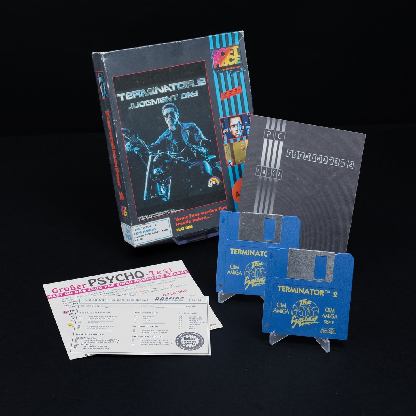 Terminator 2: Judgment Day - Amiga Spiel - Big Box CiB - Zustand Gut
