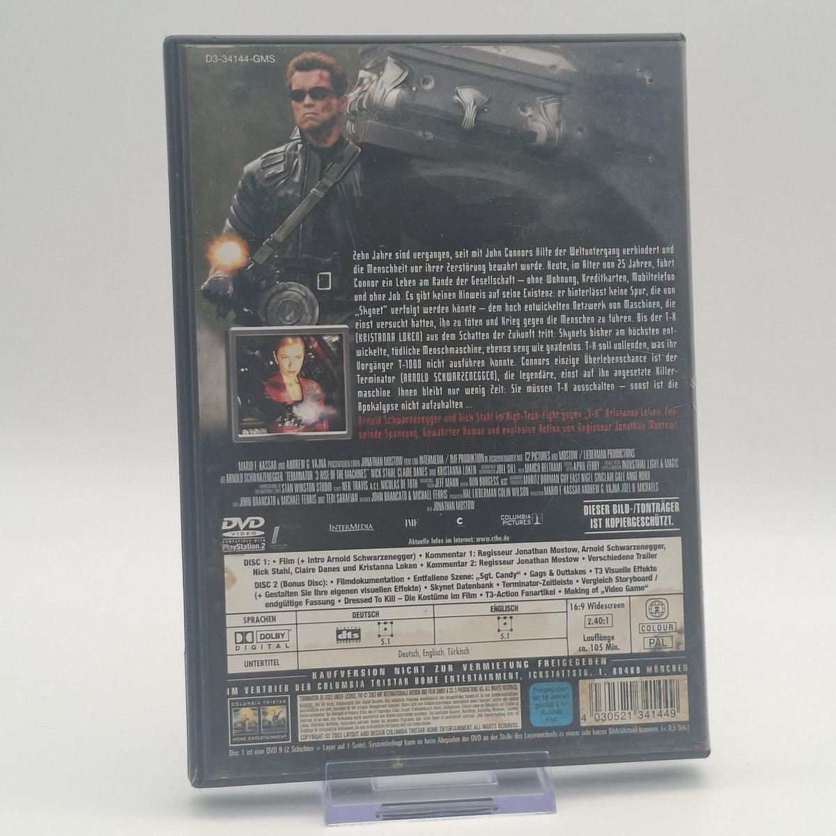 Terminator 3: Rebellion der Maschinen - 2 Discs - DVD - Film - Zustand Sehr Gut