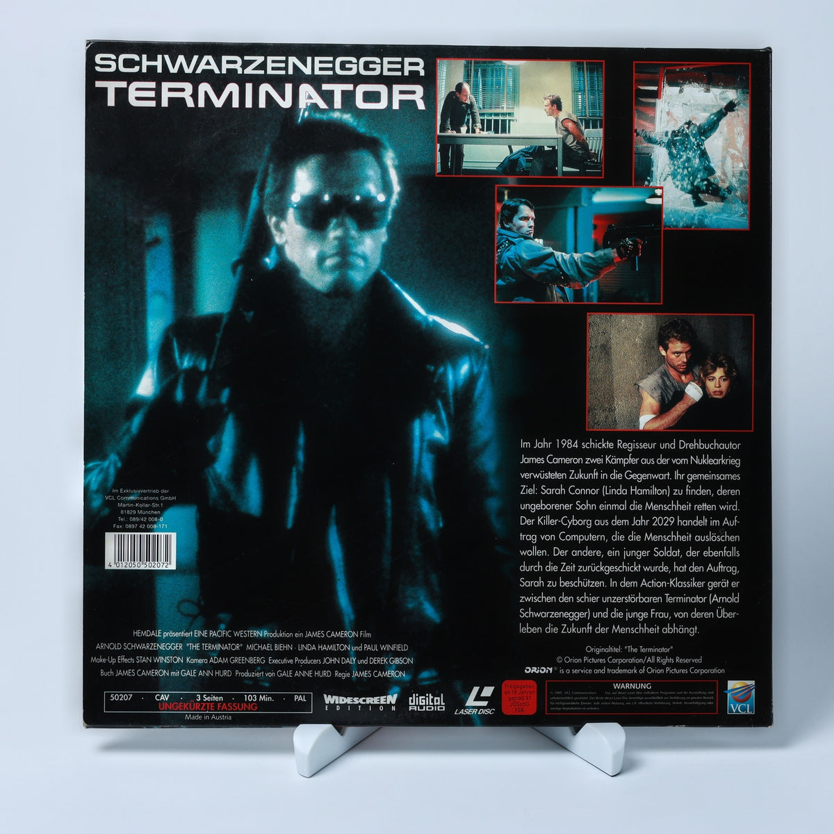 Terminator (1995) - VCL Special CAV Edition - PAL LaserDisc - Zustand Gut