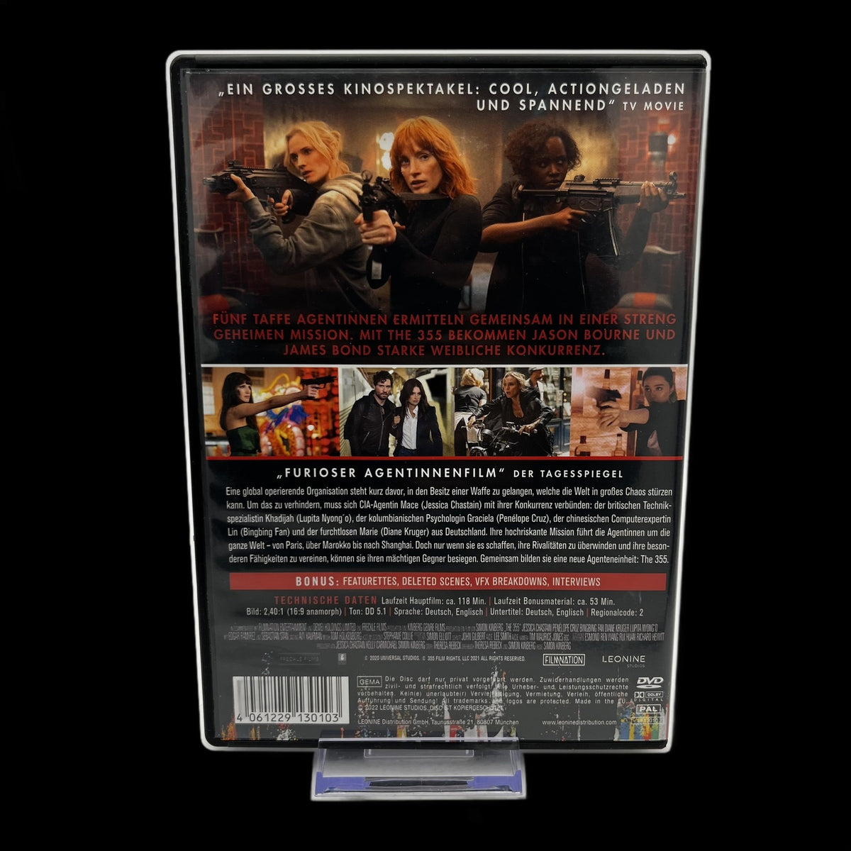 THE 355 - Bonus - Featurettes - Deleted Scenes - DVD - Gebraucht