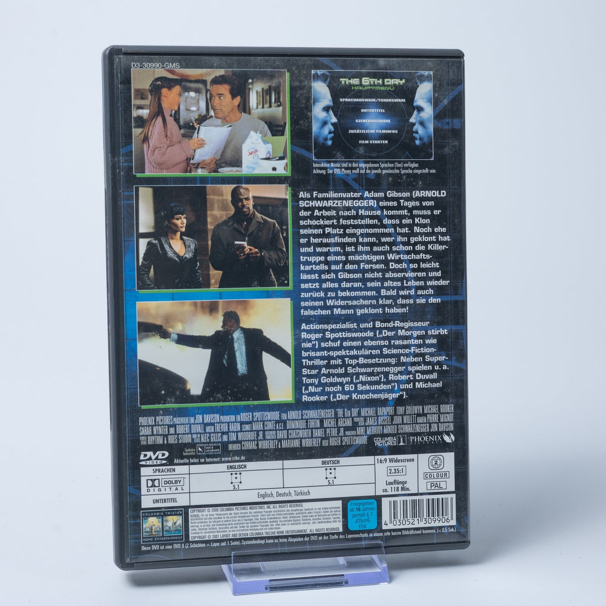 The 6th Day - Arnold Schwarzenegger Hauptrolle - DVD - Film - Gebraucht