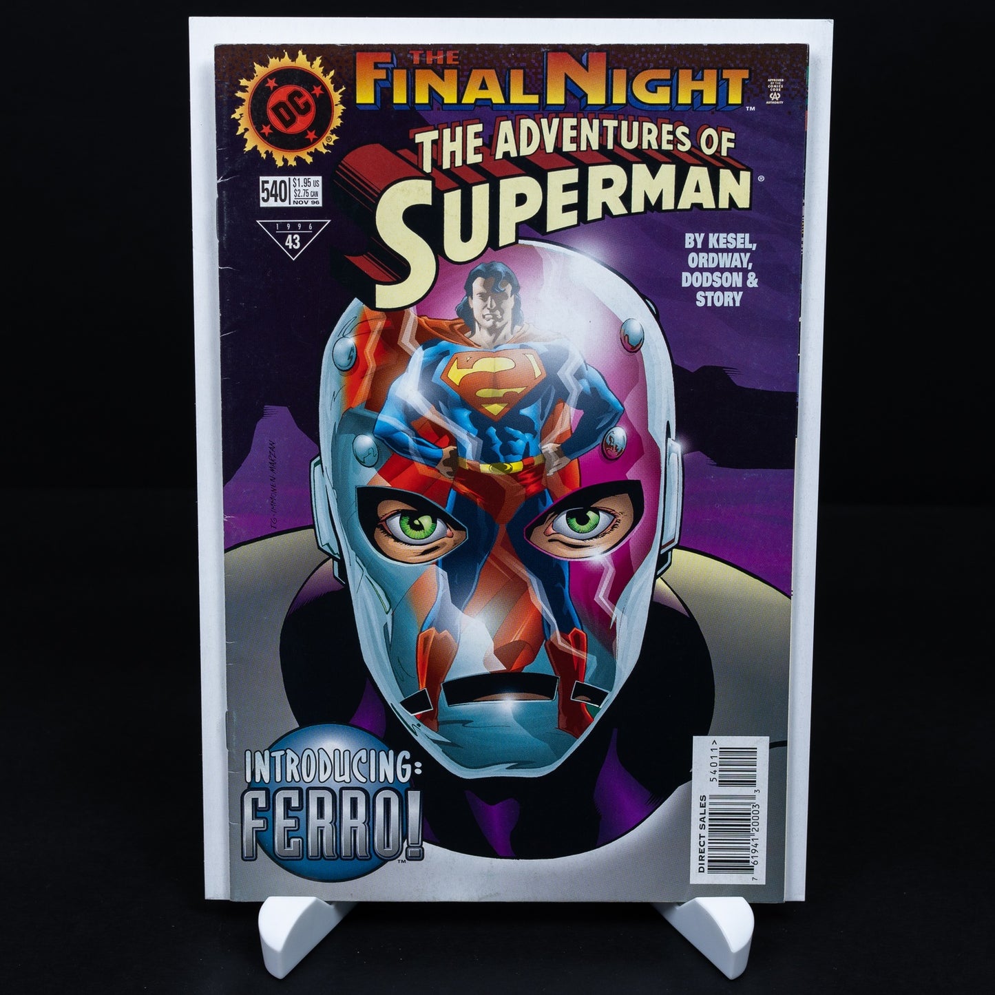 The Adventures of Superman - #540 - DIRECT SALES - 1996 - Englisch - Z0-1