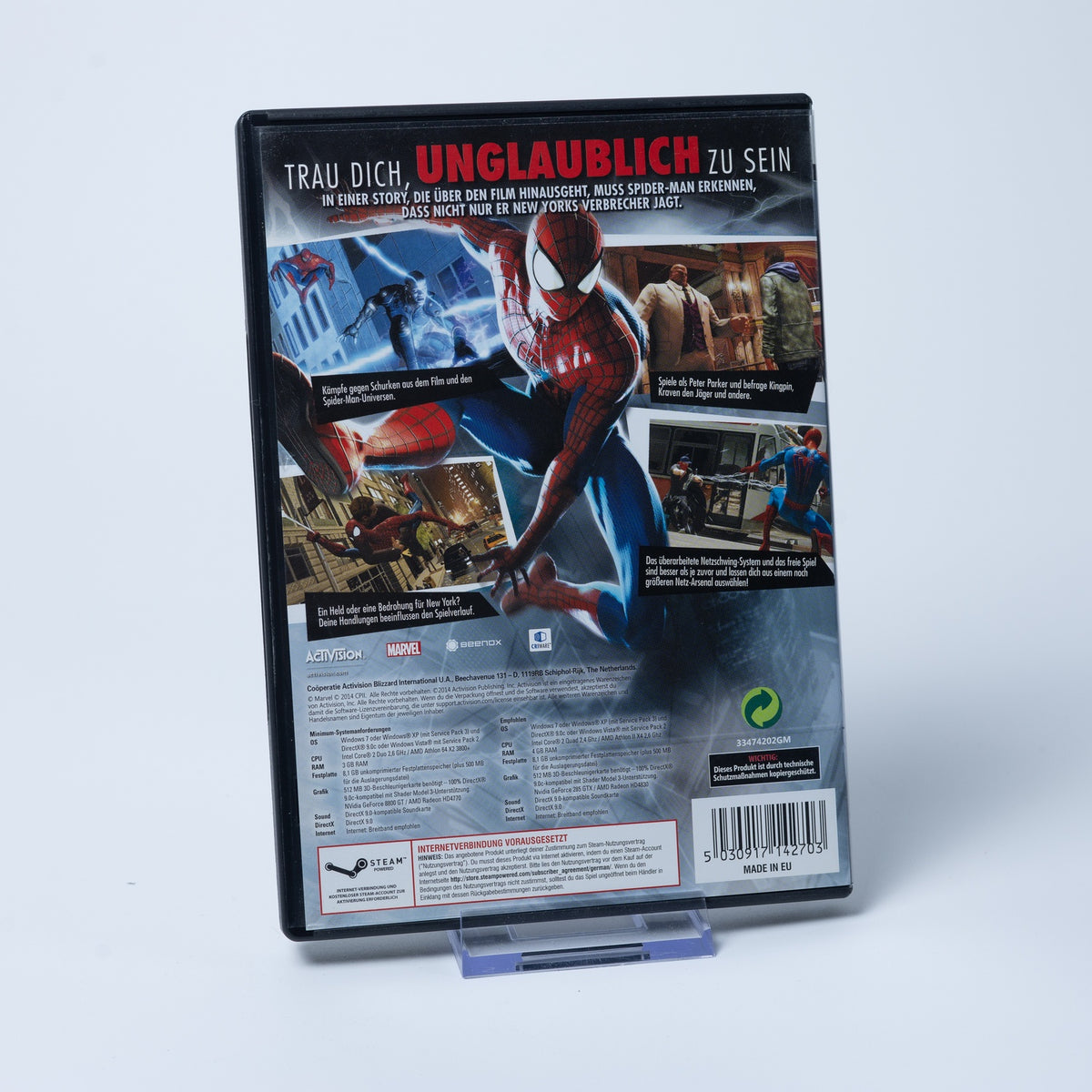 The Amazing Spider-Man 2 - PC DVD-ROM Spiel - Zustand Sehr Gut